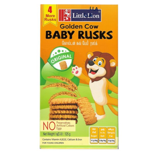 Golden Cow Baby Rusks (Original) 125g
