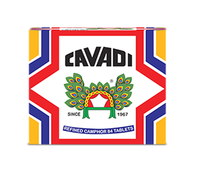 Cavadi Refined Camphor 84 Tablets