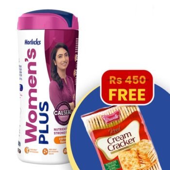 Horlicks Women's Plus 400g + FREE Uswatte Cream Cracker 490g