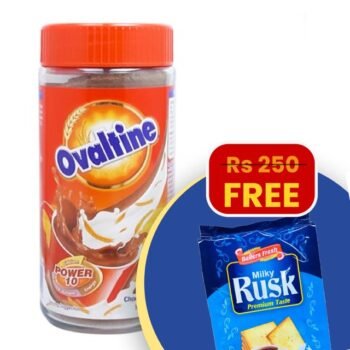 Ovaltine Chocolate Malt Drink Jar 400G + FREE Milky Rusk 180g