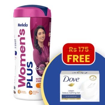 Horlicks Women's Plus 400g + FREE Dove Cream Bar Soap 50g